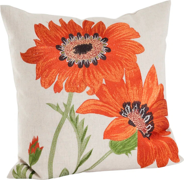 Arrie Embroidered Throw Pillow