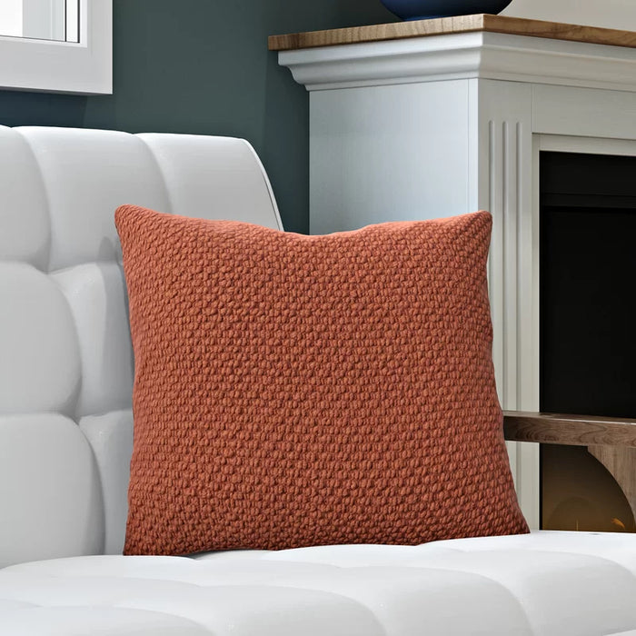 Mansel Textured Cotton Throw Pillow