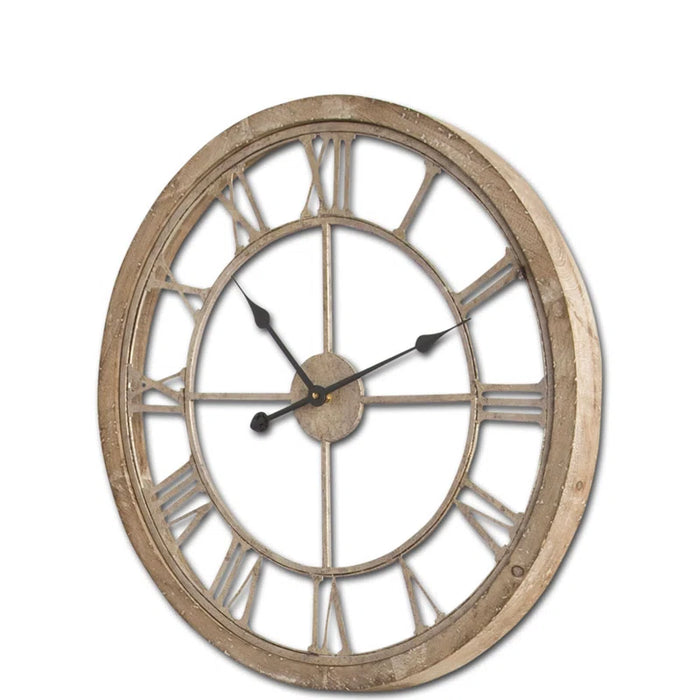 Aekjot Solid Wood Wall Clock