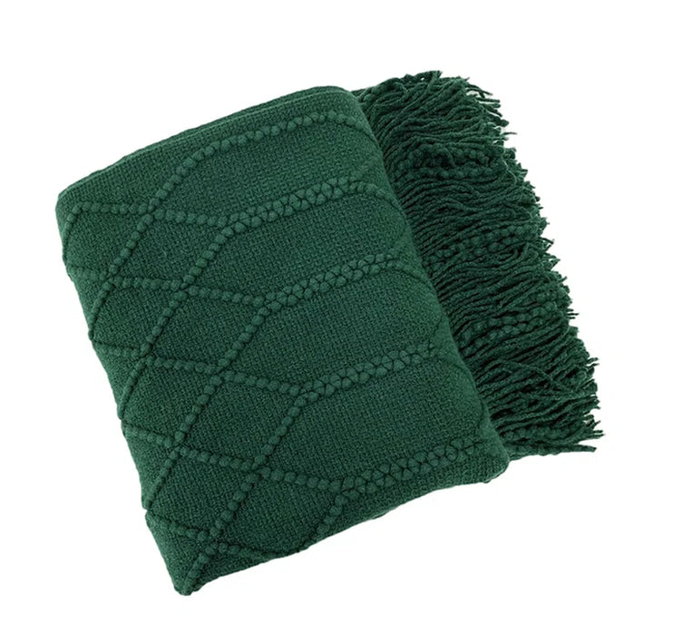 Charlierose Knitted Throw Blanket