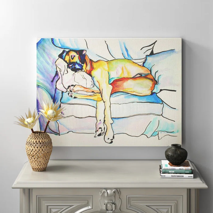 Sleeping Beauty by Pat Saunders-White - Print on Canvas