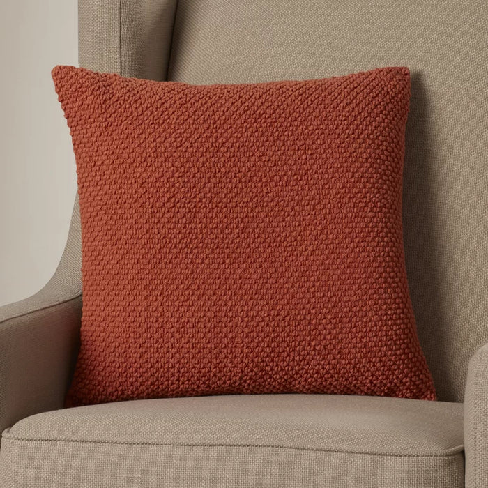 Mansel Textured Cotton Throw Pillow