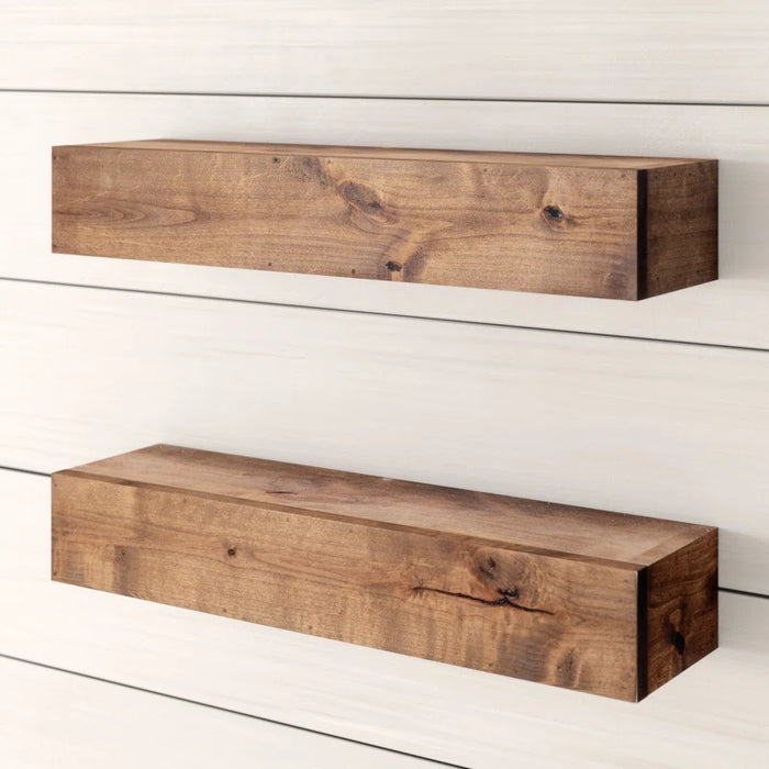 Ayansh 2 Piece Alder Floating Shelf