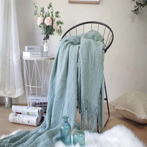 Charlierose Knitted Throw Blanket
