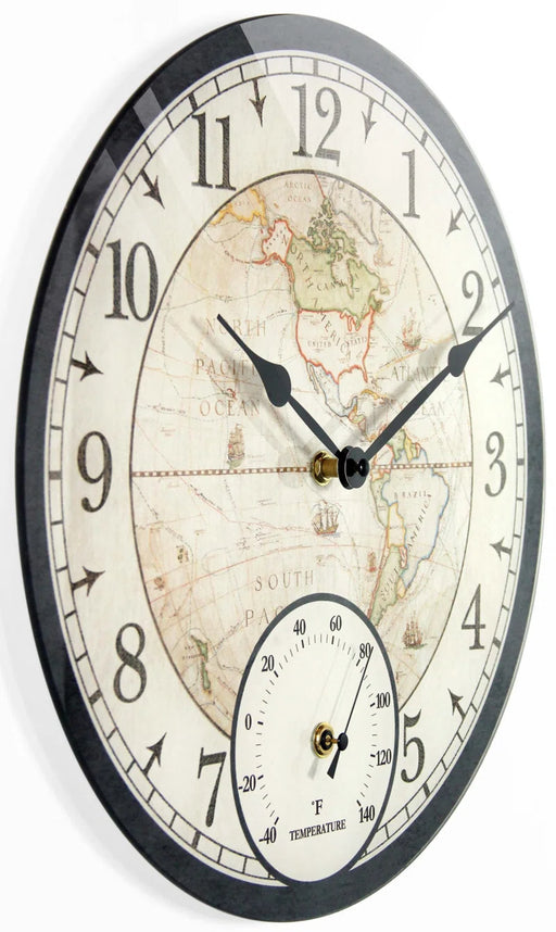 Swepsonville Glass Wall Clock