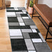 Contemporary Geometric Boxes Area Rug