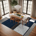 Contemporary Geometric Boxes Area Rug