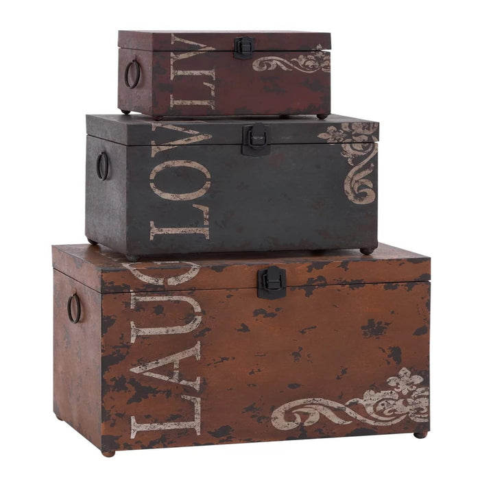 Camarillo Metal Decorative Trunk