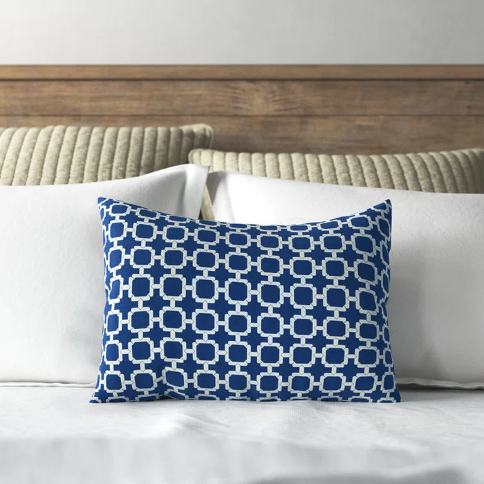 Dex Geometric Reversible Throw Pillow