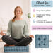 Luxurious Chenille Floor Pillow for Comfortable Seating and Meditation