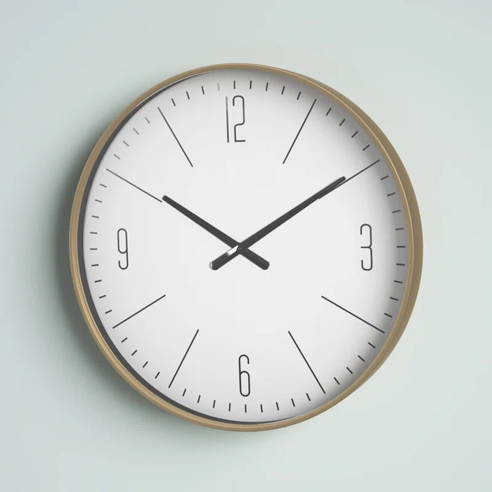 Amburgey Metal Wall Clock