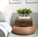 Decorative Eucalyptus Planter Set with Wooden Tray for Farmhouse Home Decor