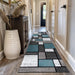 Contemporary Geometric Boxes Area Rug