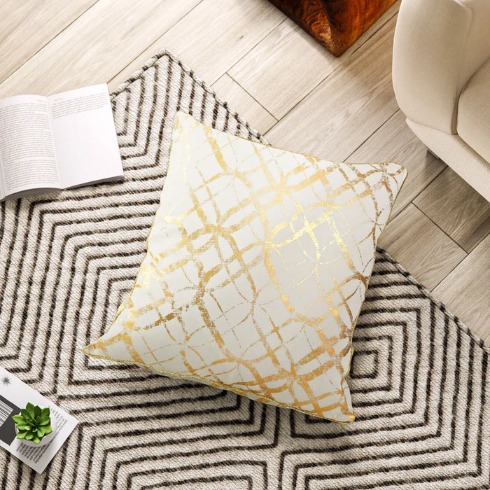 Chyrl Geometric Cotton Throw Pillow