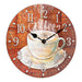 Wedgeworth 12" Coffee Quartz Wall Clock