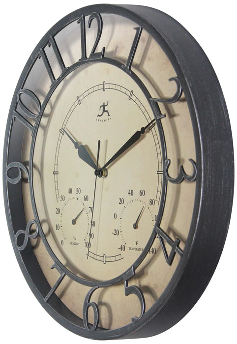 Indoor/Outdoor 3D Wall Clock