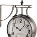Double-sided clock with 'United Time Register Co.' branding on a white background