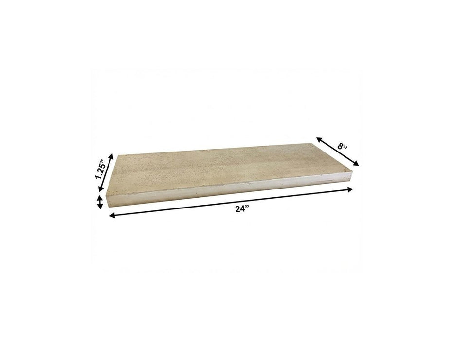 8" Solid Wood Wall Mounted Shelving Unit