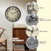 Indoor/Outdoor 3D Wall Clock