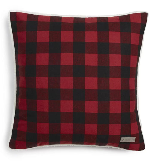 Eddie Bauer Cabin Plaid Flannel Square Throw Pillow