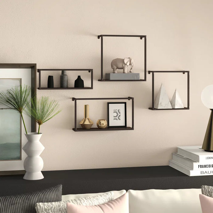 Alfy 4 Piece Metal Tiered Shelf