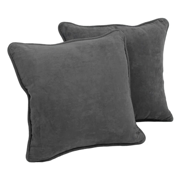 Ariaunna Microsuede Reversible Throw Pillow