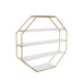 Colten 5 Shelf Octagon Wall Shelf