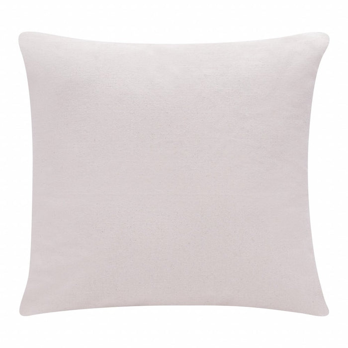 20" X 20" Ocean Blue Linen Zippered Pillow