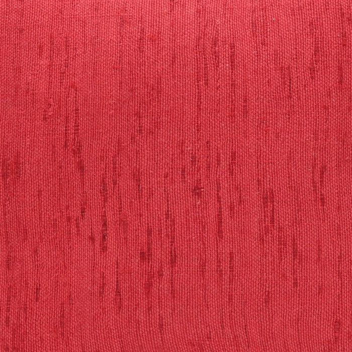 20" X 20" Coral Linen Zippered Pillow