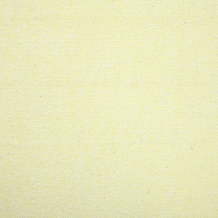 20" Light Yellow Cotton Throw Pillow