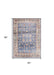 Rug with measurements on a white background