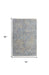 Rug with measurements on a white background