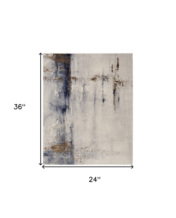 Abstract art piece with dimensions 36" x 24" on a white background