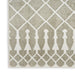 Rug with geometric pattern on a white background