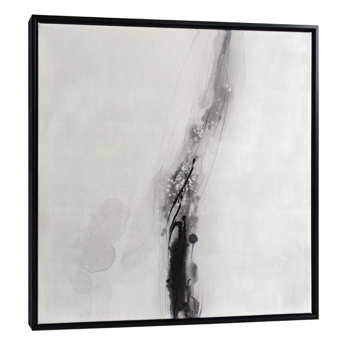 Raven Mist II Black Floater Frame Wall Art