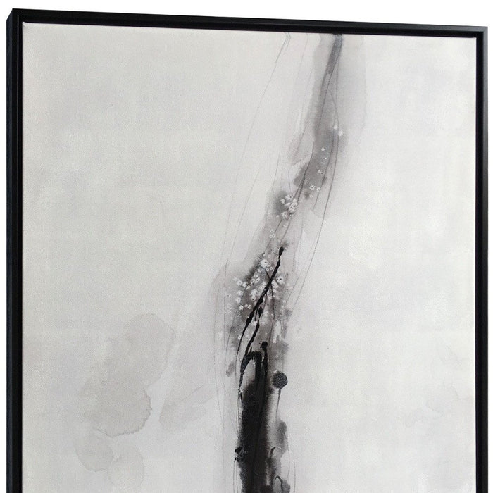 Raven Mist II Black Floater Frame Wall Art