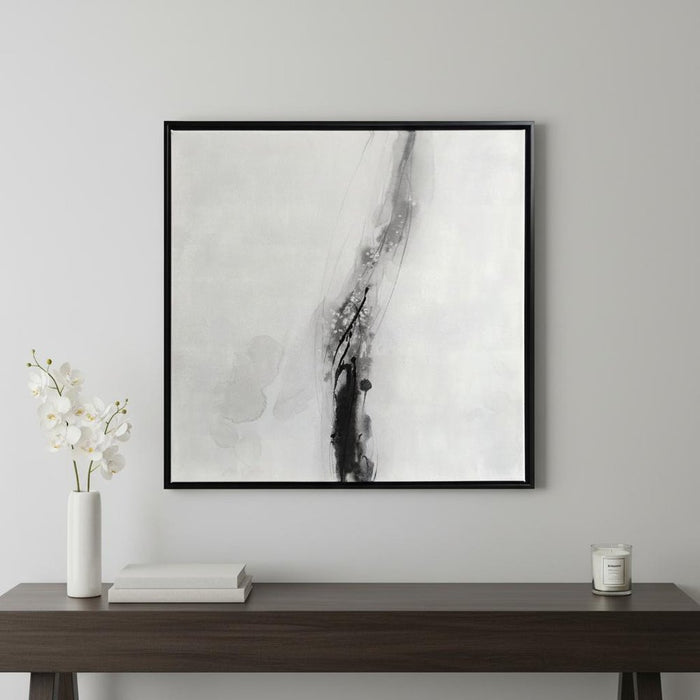 Raven Mist II Black Floater Frame Wall Art