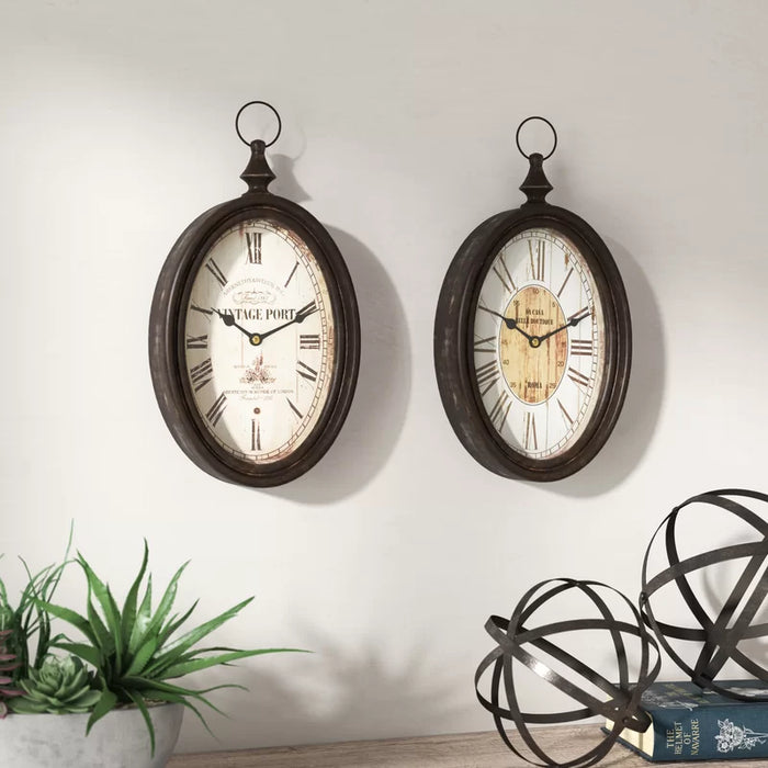 Wahl Metal Wall Clock