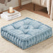 Luxurious Chenille Floor Pillow for Comfortable Seating and Meditation