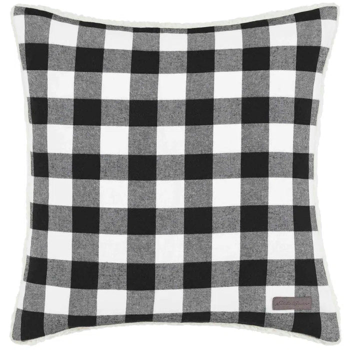 Eddie Bauer Cabin Plaid Flannel Square Throw Pillow