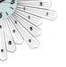 Decorative wall clock with a sunburst design on a white background