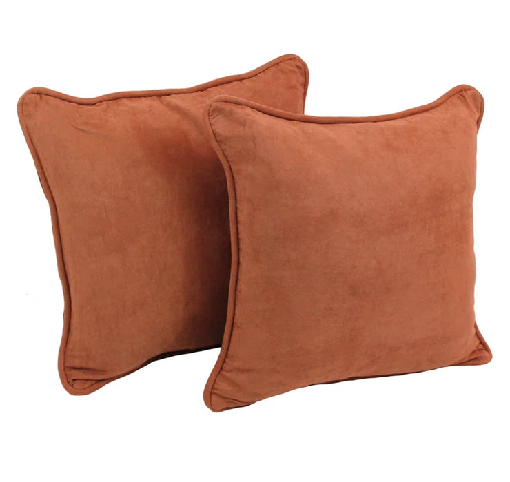 Ariaunna Microsuede Reversible Throw Pillow