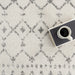 Moroccan Giannini Indoor Area Rug, Soft Transitional Rug for Modern Spaces
