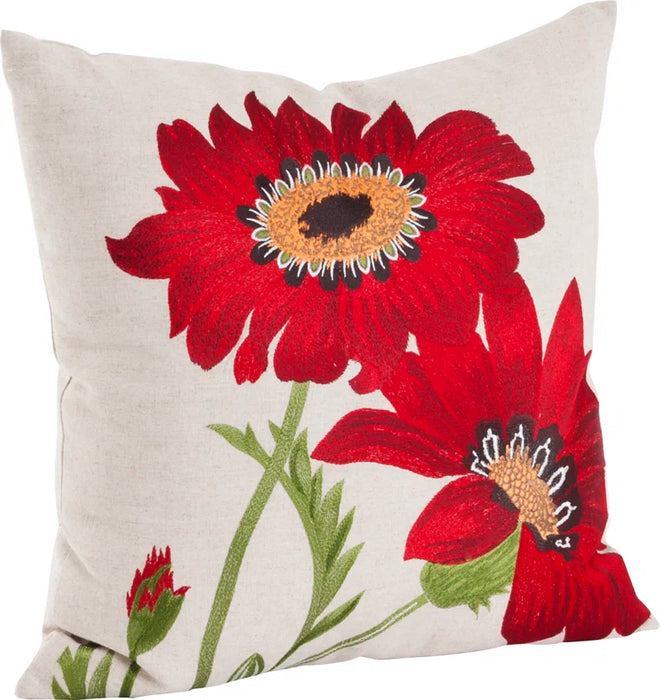 Arrie Embroidered Throw Pillow