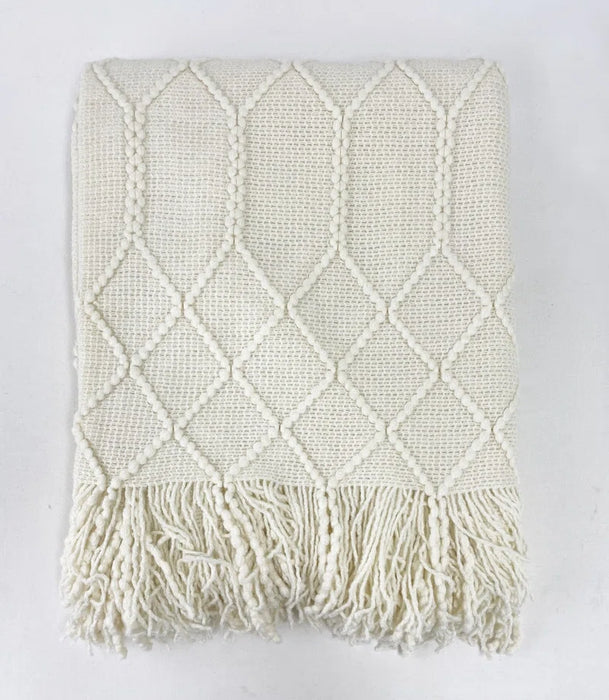 Charlierose Knitted Throw Blanket