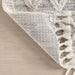 Contemporary Trellis Shag Rug, Soft Polyester Area Rug for Home Décor
