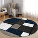 Contemporary Geometric Boxes Area Rug