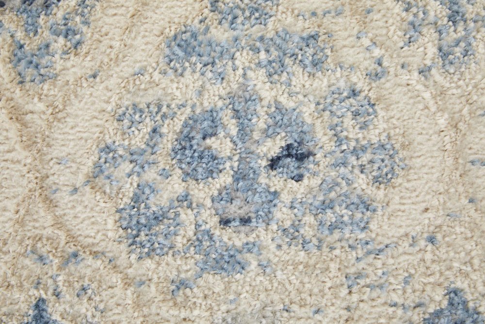 Textured beige and blue surface pattern