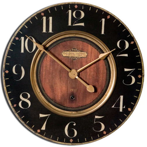 Sasheer Wood Wall Clock