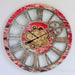 Wall Clock 36'' Oversized for Living Room with Real Moving Gears